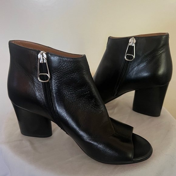 $990 Maison Margiela Peep Toe Ankle Boot Heels Shoes EU 36, US 6 - Picture 1 of 12